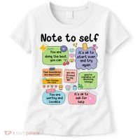 Counselor Note To Self Mental Health School Psychologist Women's T-Shirt thumb 0