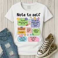 Counselor Note To Self Mental Health School Psychologist Women's T-Shirt thumb 3
