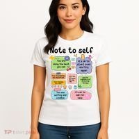 Counselor Note To Self Mental Health School Psychologist Women's T-Shirt thumb 4