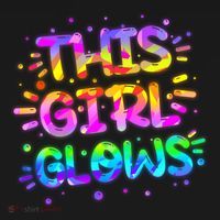 Cute Neon This Girl Glows Backpack thumb 2