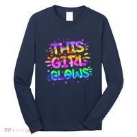 Cute Neon This Girl Glows Long Sleeve Shirt thumb 0