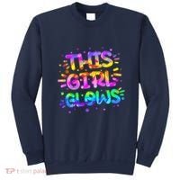 Cute Neon This Girl Glows Sweatshirt thumb 0