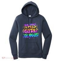 Cute Neon This Girl Glows Women's Hoodie thumb 0