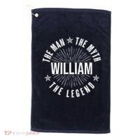 Custom Name The Man The Myth The Legend Golf Towel thumb 0