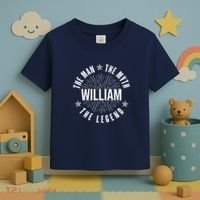 Custom Name The Man The Myth The Legend Toddler T-Shirt thumb 3