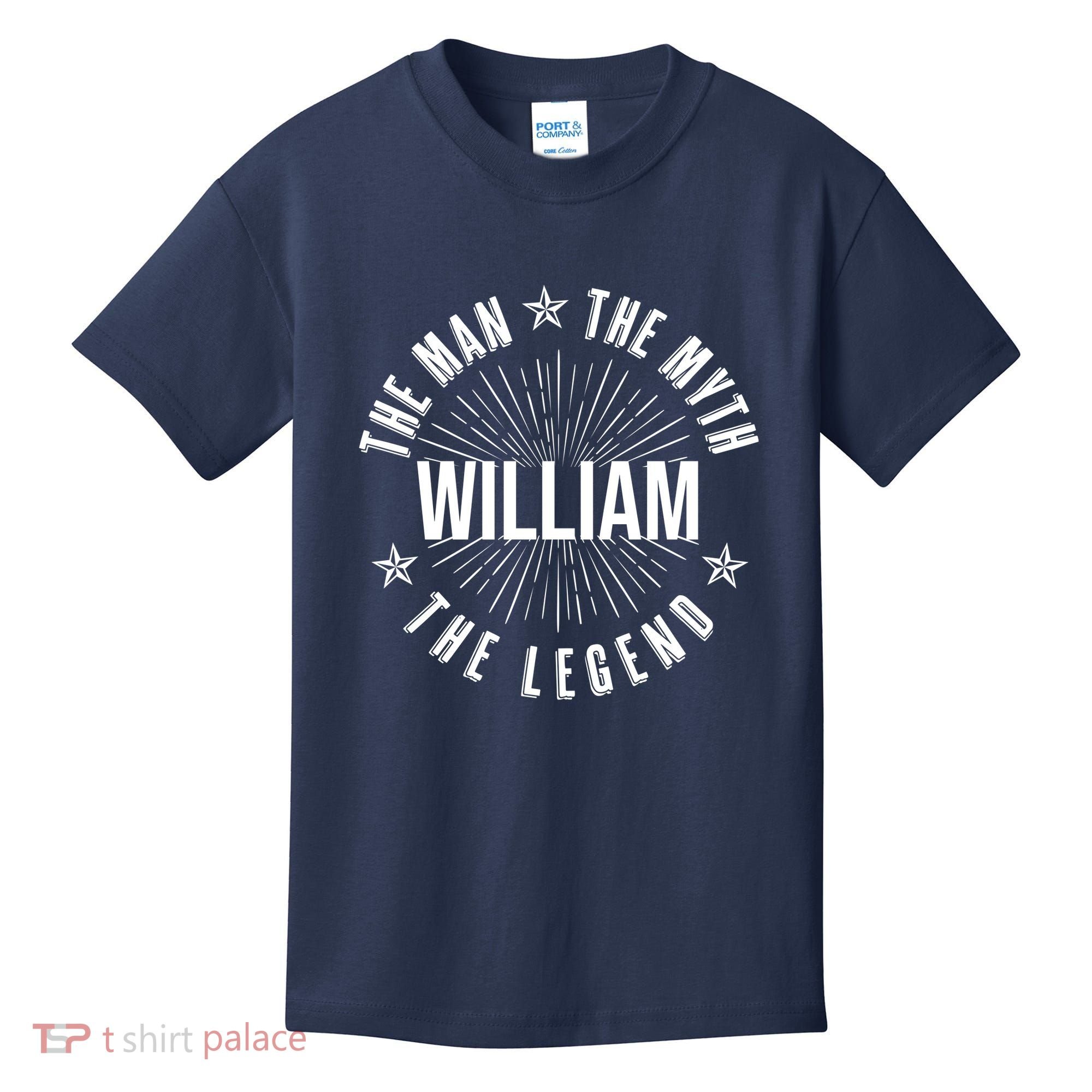 Custom Name The Man The Myth The Legend Kids T-Shirt