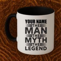 Custom Name The Man The Myth The Legend Coffee Mug thumb 2