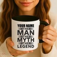 Custom Name The Man The Myth The Legend Coffee Mug thumb 3