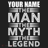 Custom Name The Man The Myth The Legend Tumbler thumb 3