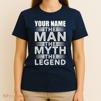 Custom Name The Man The Myth The Legend T-Shirt thumb 4