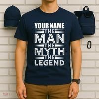 Custom Name The Man The Myth The Legend T-Shirt thumb 6