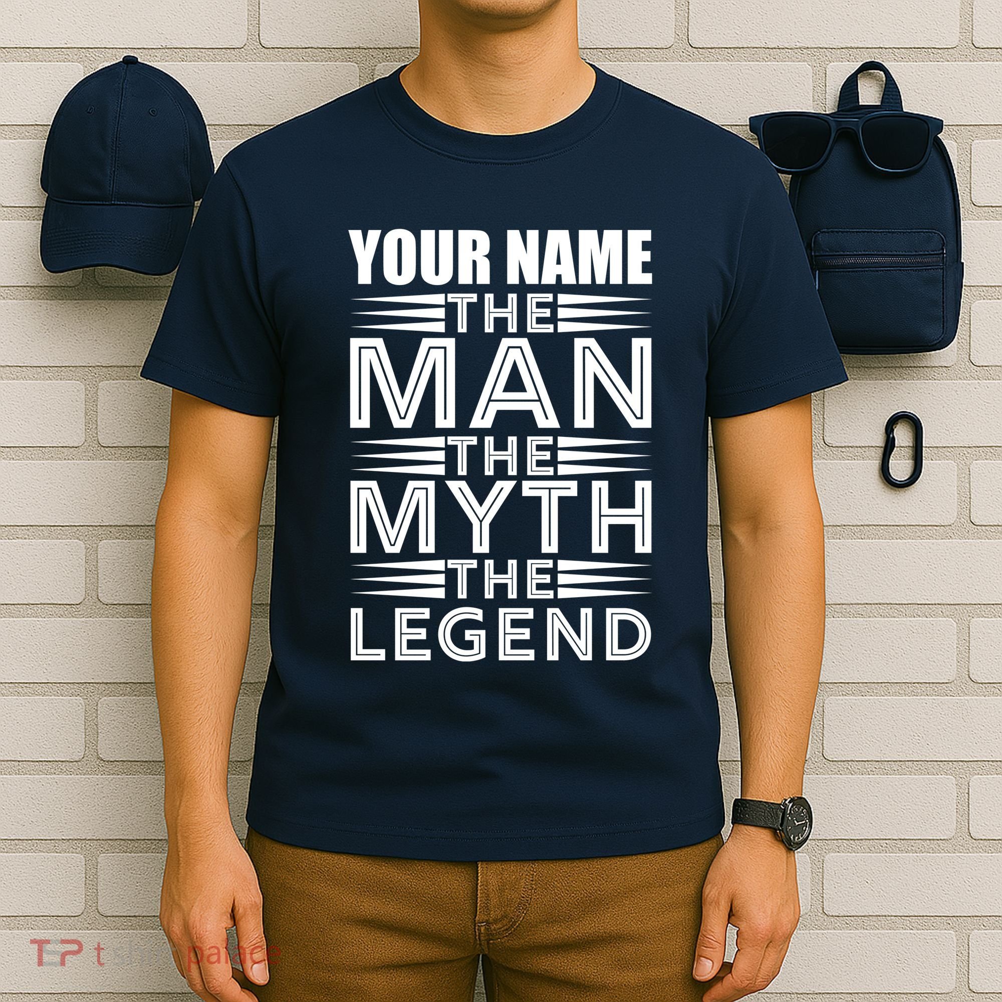 Custom Name The Man The Myth The Legend T-Shirt