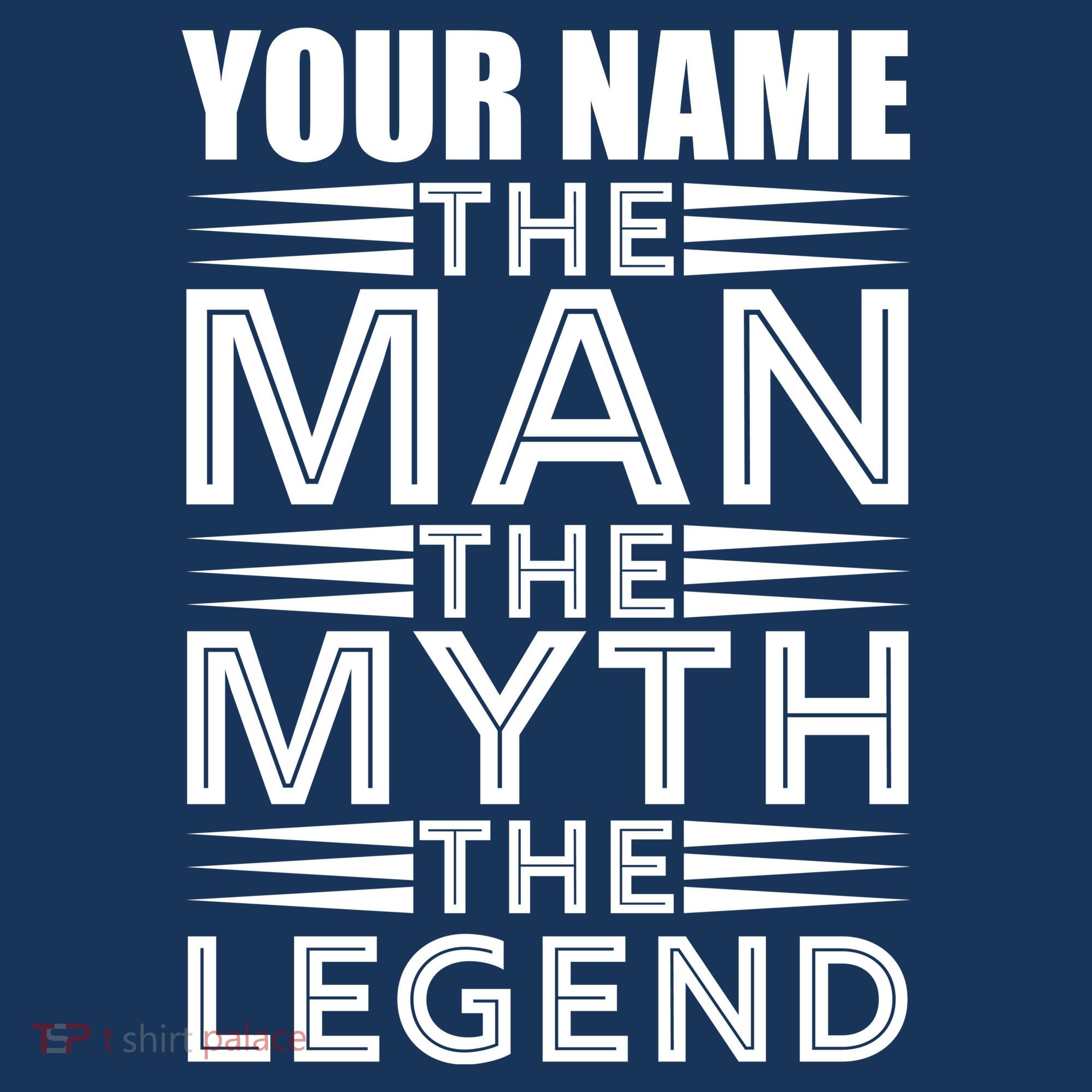 Custom Name The Man The Myth The Legend Polo