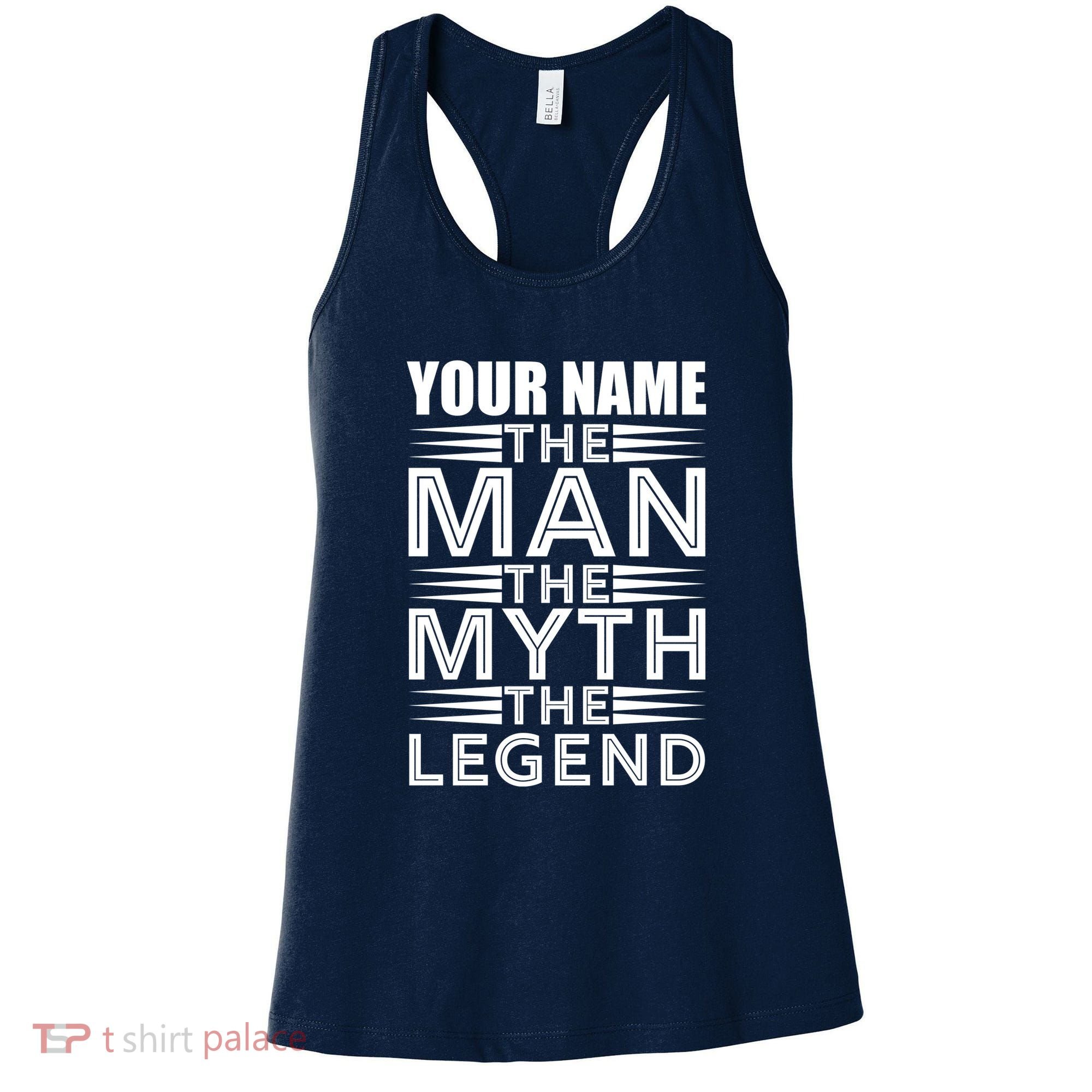Custom Name The Man The Myth The Legend Women's Tank Top