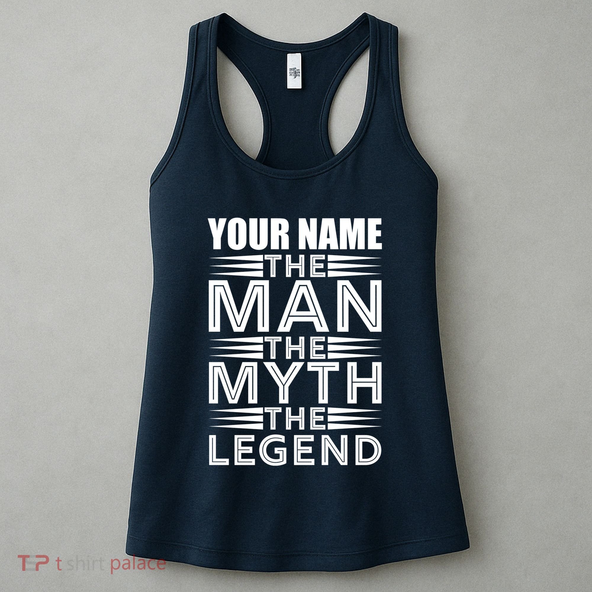Custom Name The Man The Myth The Legend Women's Tank Top