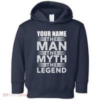 Custom Name The Man The Myth The Legend Toddler Hoodie thumb 0