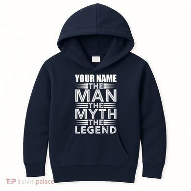 Custom Name The Man The Myth The Legend Kids Hoodie