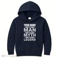 Custom Name The Man The Myth The Legend Kids Hoodie thumb 0
