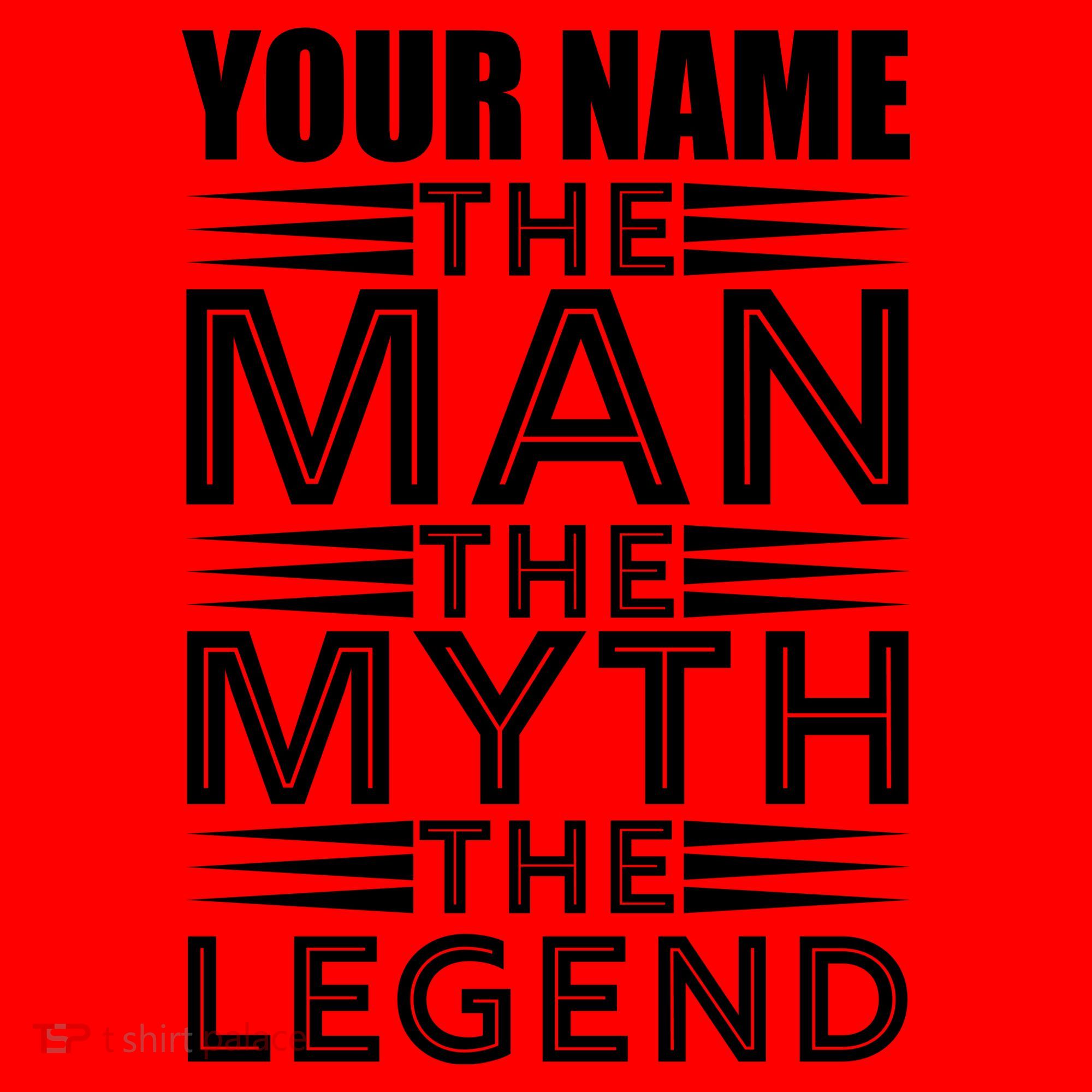 Custom Name The Man The Myth The Legend Santa Hat