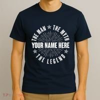 Custom Name The Man The Myth The Legend T-Shirt thumb 3