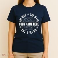 Custom Name The Man The Myth The Legend T-Shirt thumb 4