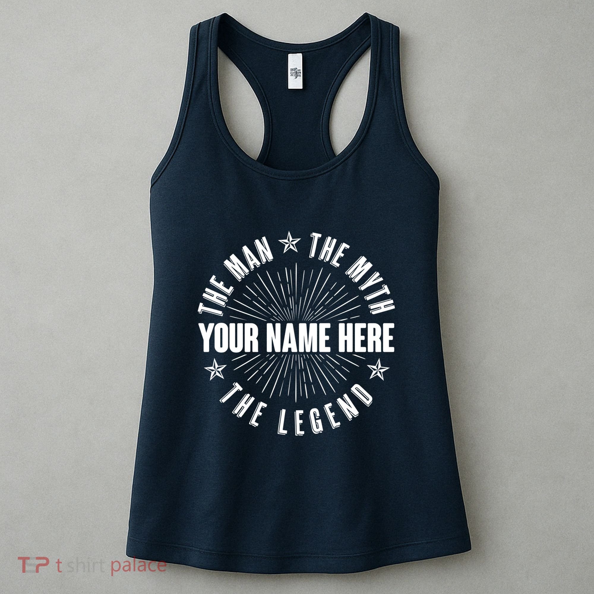 Custom Name The Man The Myth The Legend Women's Tank Top