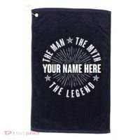 Custom Name The Man The Myth The Legend Golf Towel thumb 0
