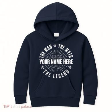 Custom Name The Man The Myth The Legend Kids Hoodie