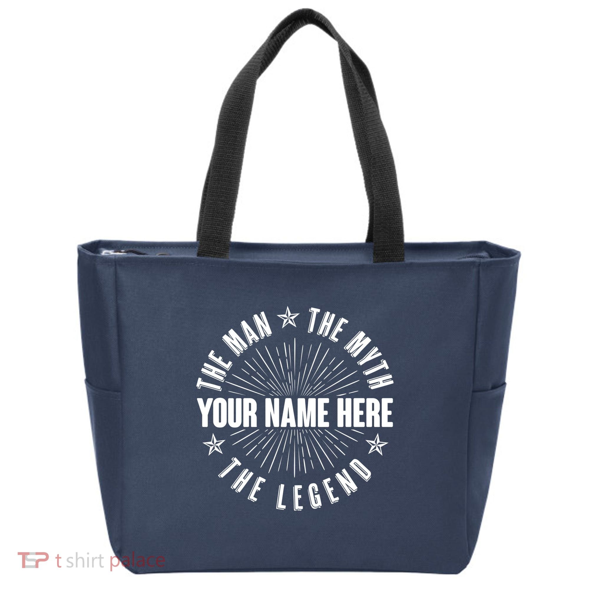 Custom Name The Man The Myth The Legend Tote Bag