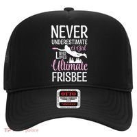Cute Never Underestimate A Who Loves Ultimate Frisbee Gift Hat thumb 0