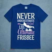 Cute Never Underestimate A Who Loves Ultimate Frisbee Gift T-Shirt thumb 5