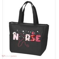 Cute Nurse Valentines Day Gift Tote Bag thumb 3