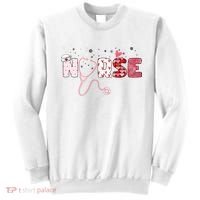 Cute Nurse Valentines Day Gift Sweatshirt thumb 0