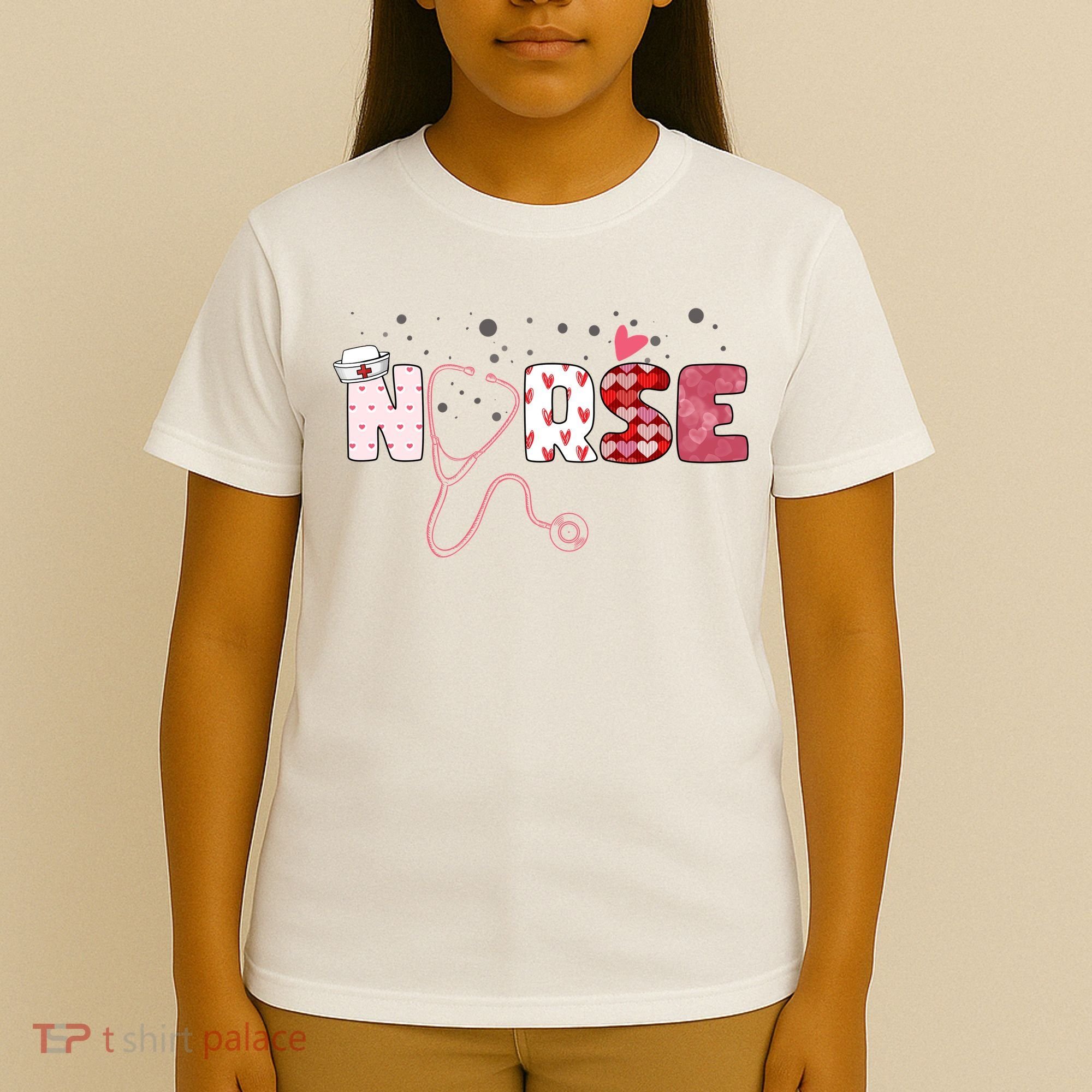 Cute Nurse Valentines Day Gift T-Shirt