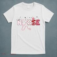 Cute Nurse Valentines Day Gift T-Shirt thumb 5