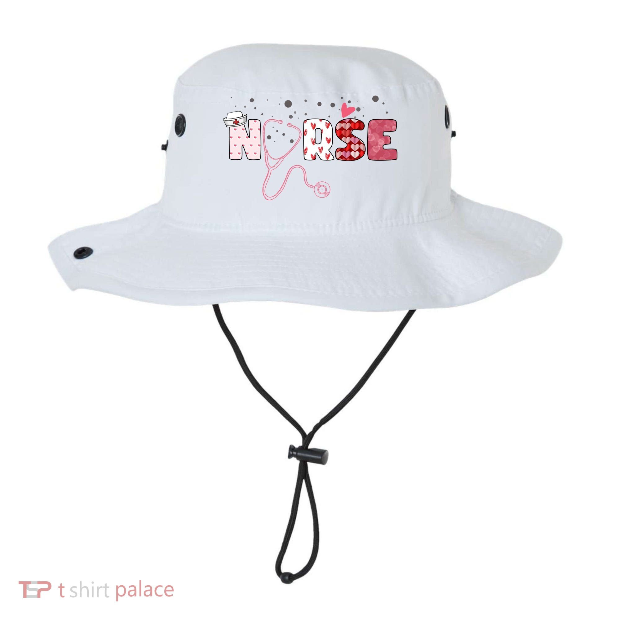 Cute Nurse Valentines Day Gift Bucket Hat