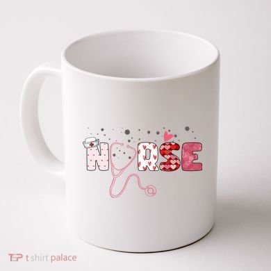 Cute Nurse Valentines Day Gift Coffee Mug