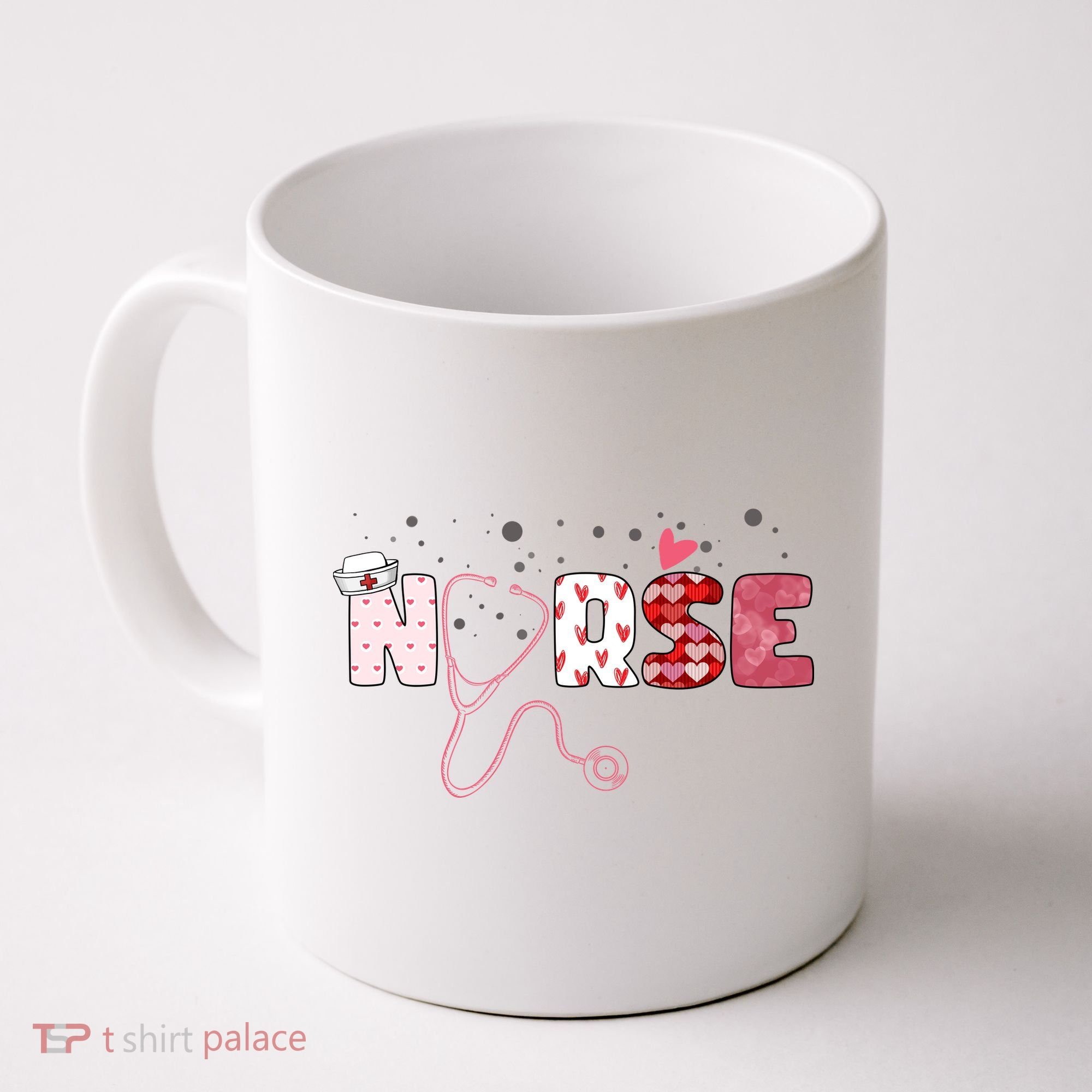 Cute Nurse Valentines Day Gift Coffee Mug