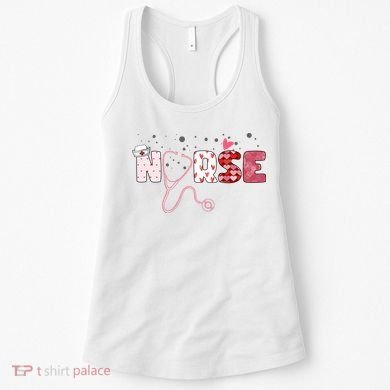 Cute Nurse Valentines Day Gift Women's Tank Top