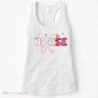 Cute Nurse Valentines Day Gift Women's Tank Top thumb 0
