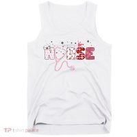 Cute Nurse Valentines Day Gift Tank Top thumb 0