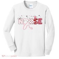 Cute Nurse Valentines Day Gift Kids Long Sleeve Shirt thumb 0