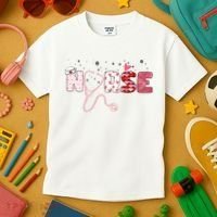 Cute Nurse Valentines Day Gift Kids T-Shirt thumb 3