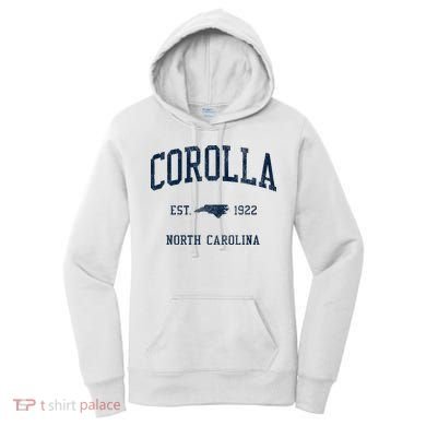 Corolla Nc Vintage Athletic Sports Women's Hoodie