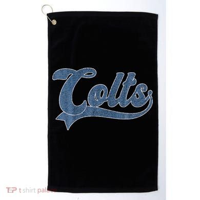 Colts Name Vintage Retro Gift Golf Towel