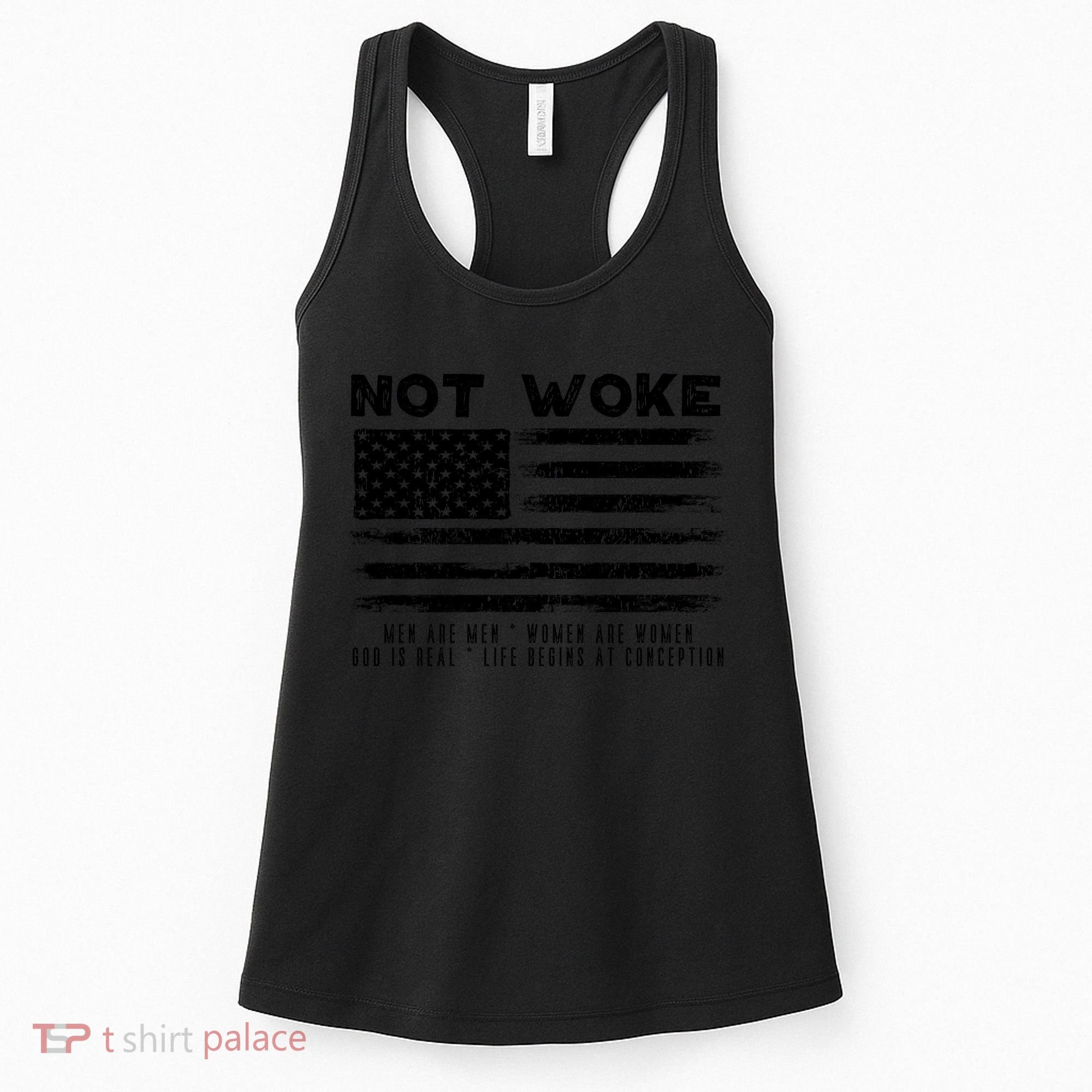 Conservative Not Woke 15 Women's Tank Top