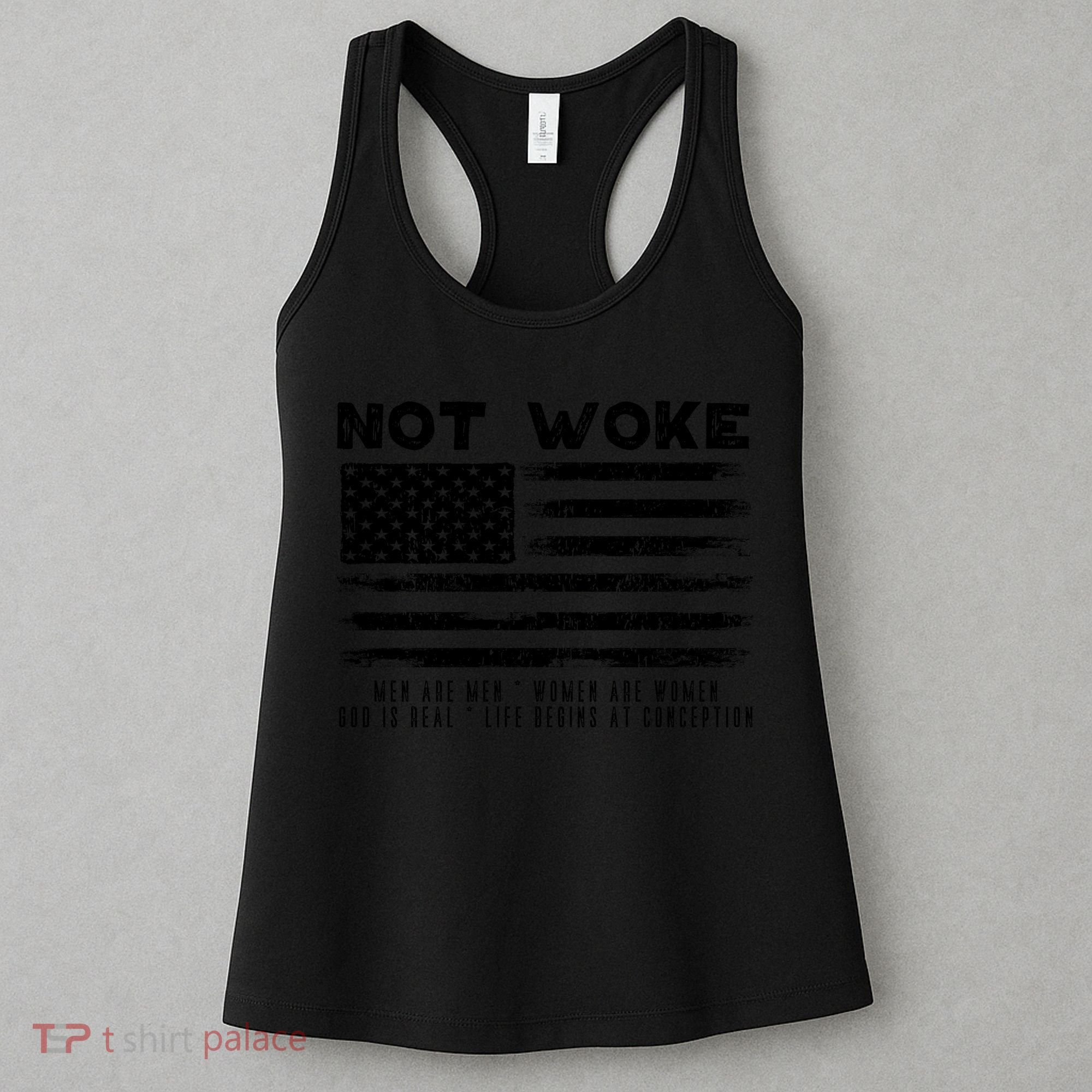 Conservative Not Woke 15 Women's Tank Top