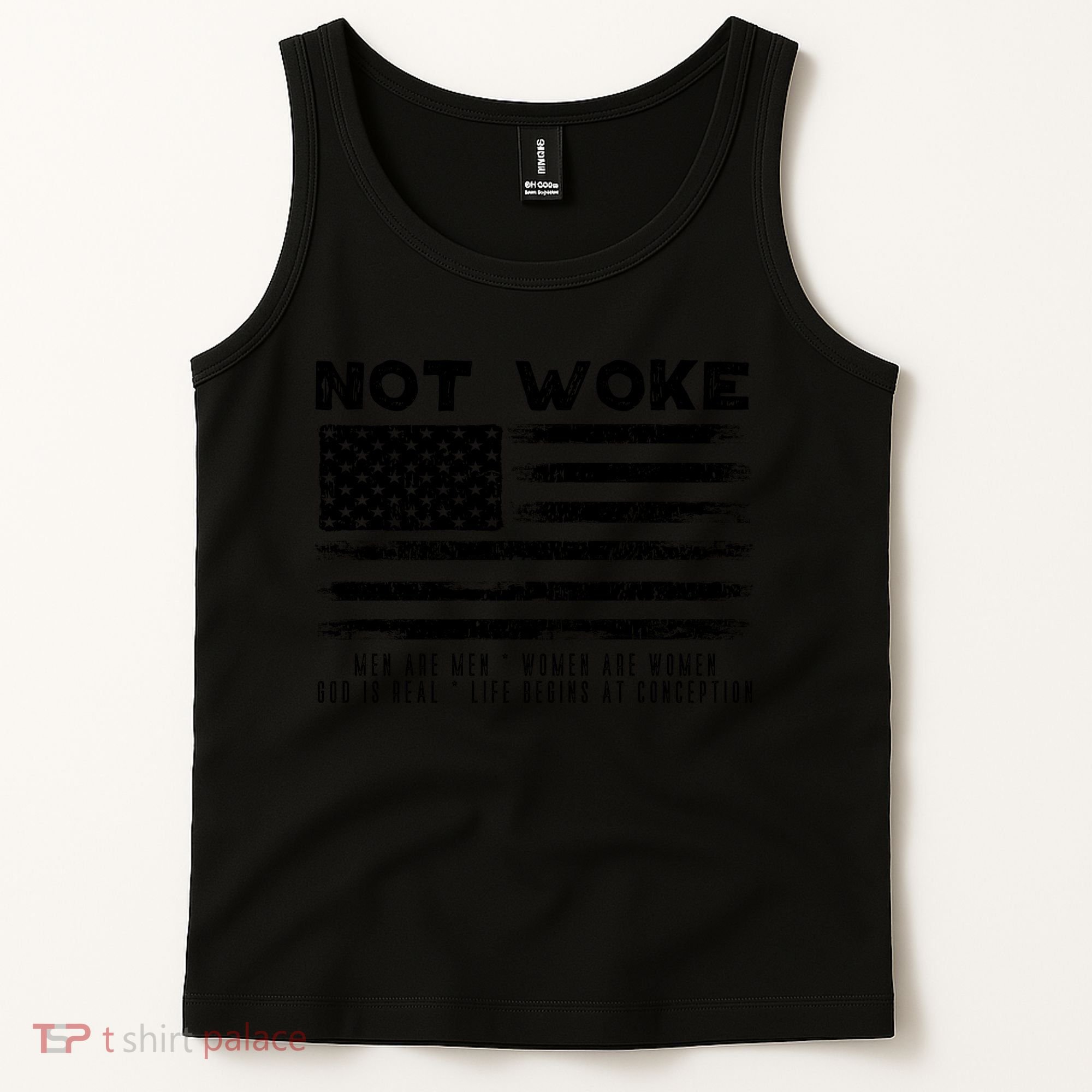 Conservative Not Woke 15 Tank Top