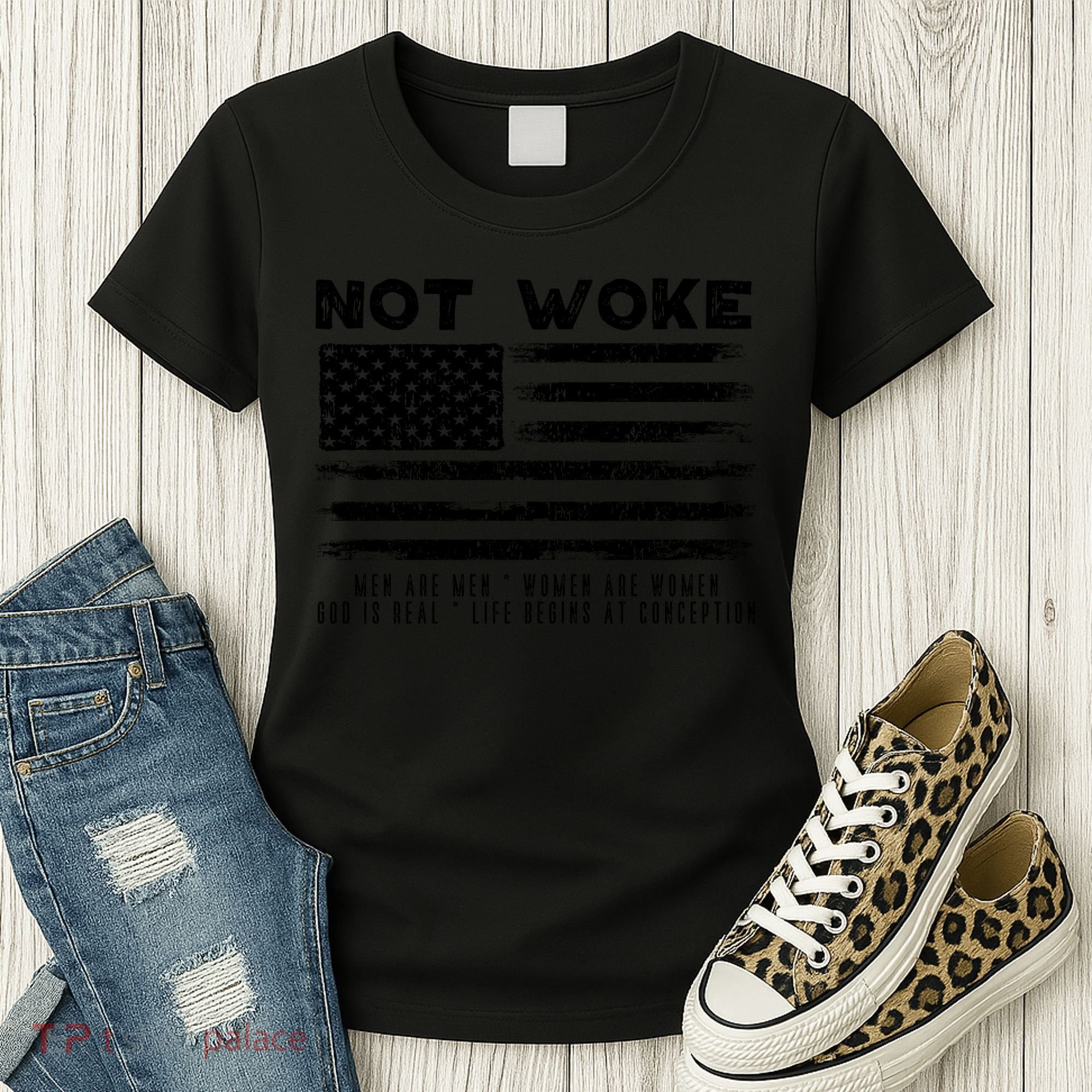 Conservative Not Woke 15 Women's T-Shirt