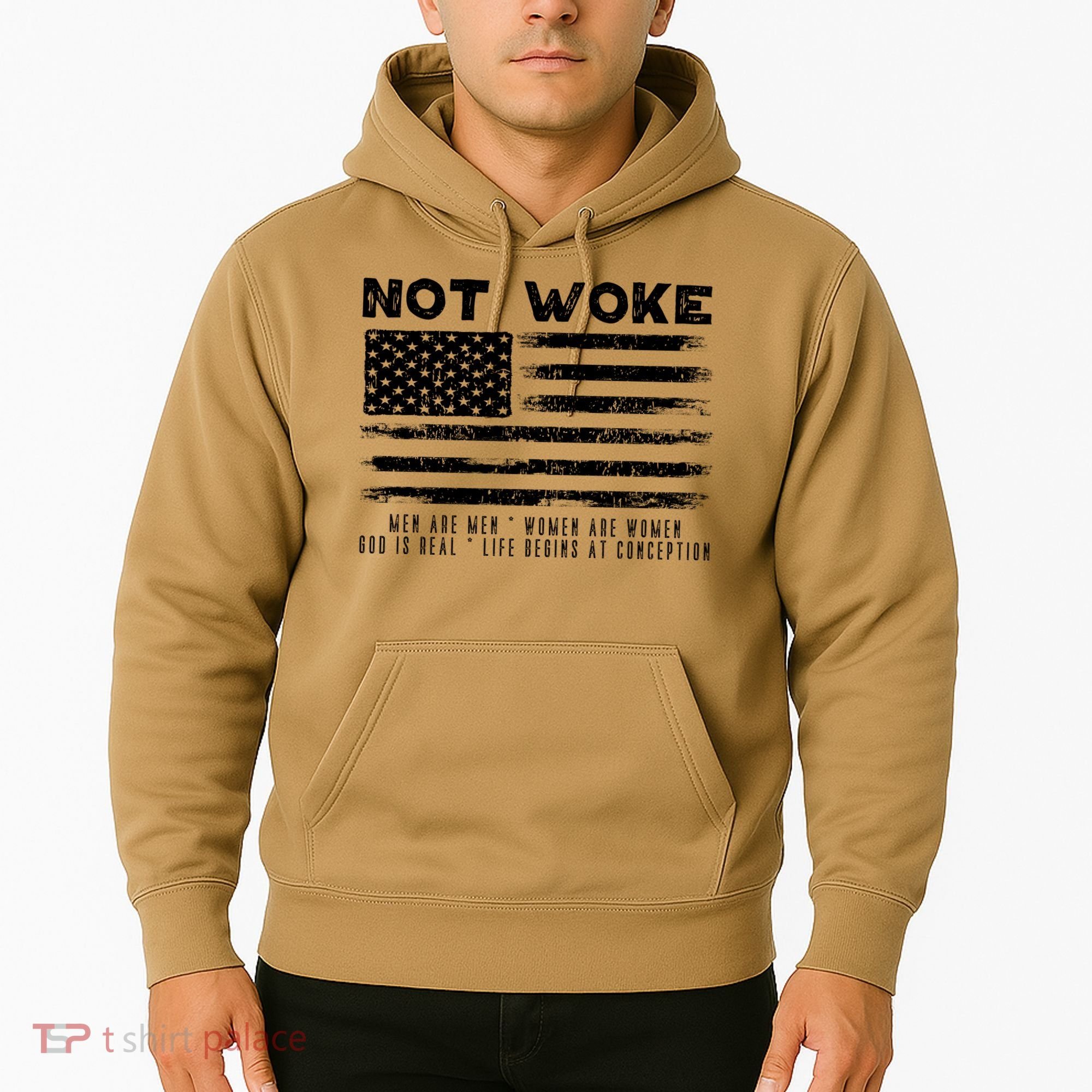 Conservative Not Woke 15 Hoodie